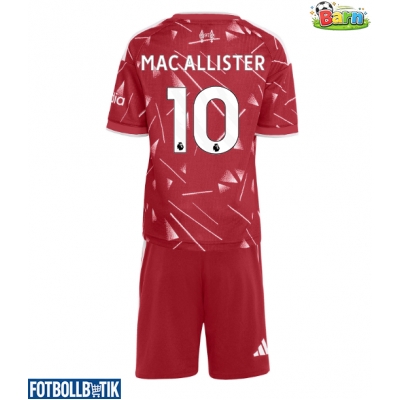 Liverpool Alexis Mac Allister #10 Hemmatröja Barn 2026-27 Kortärmad (+ Korta byxor)